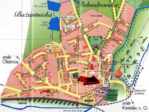 Mapa obce astolovice